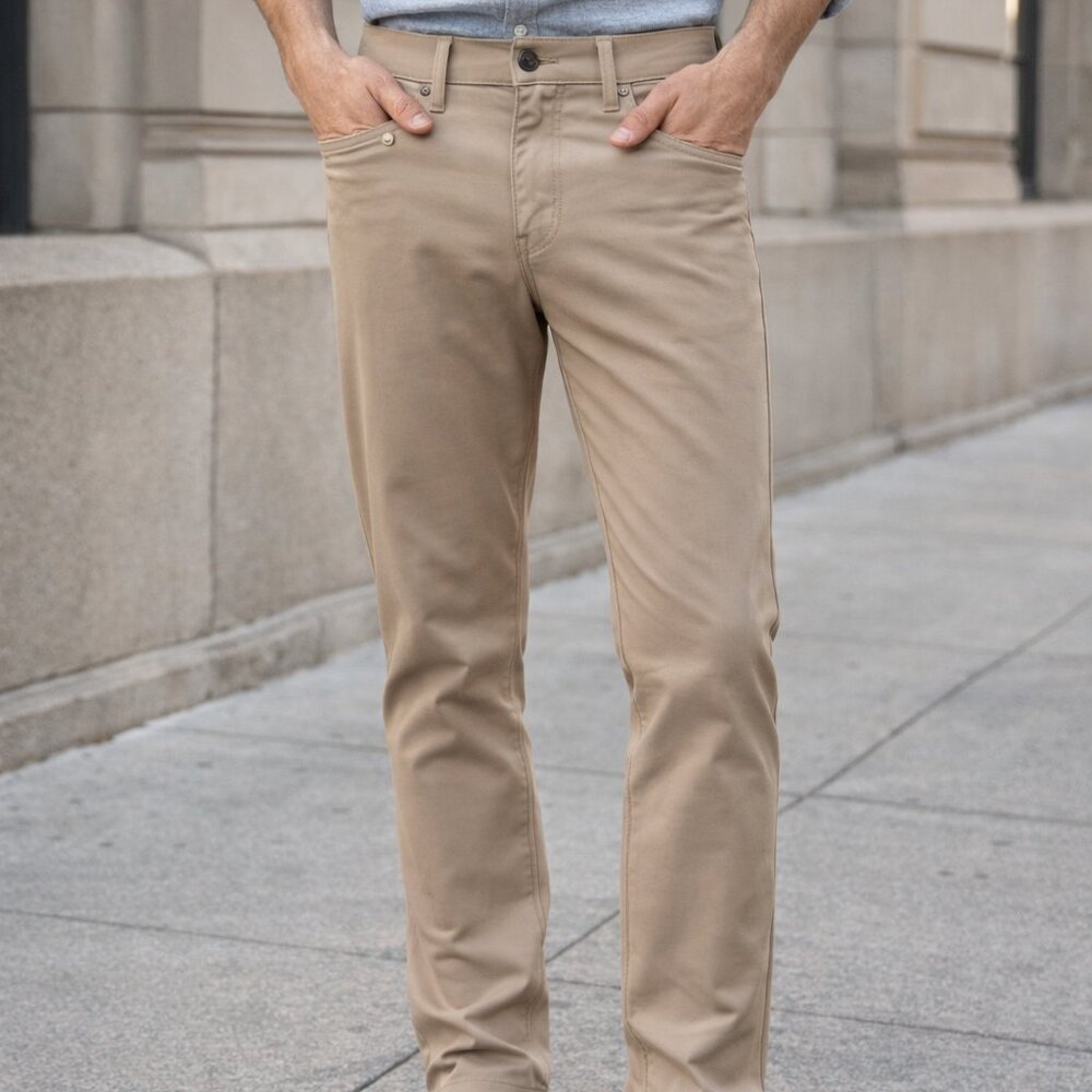 Levi’s 511 Engineered For Movement Soft Khaki Str… - image 1